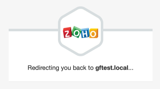 Redirecting back to Gravity Forms from Zoho within the Zoho CRM Addon for Gravity Forms