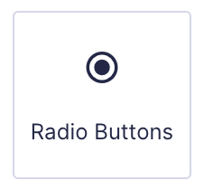Radio Button Field Icon
