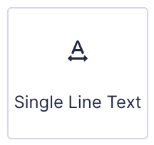 GForms Single Line Text Field Icon