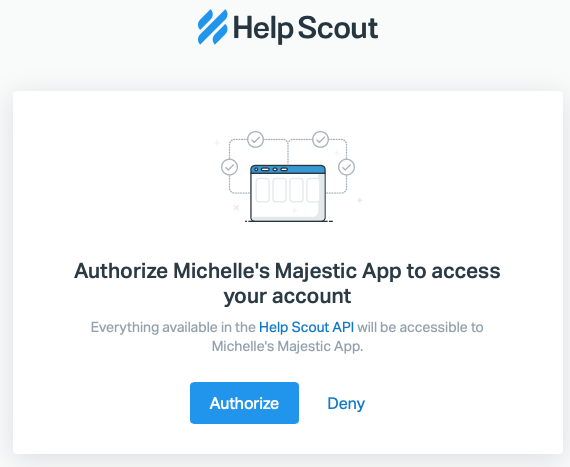 Help Scout Custom App Authorize