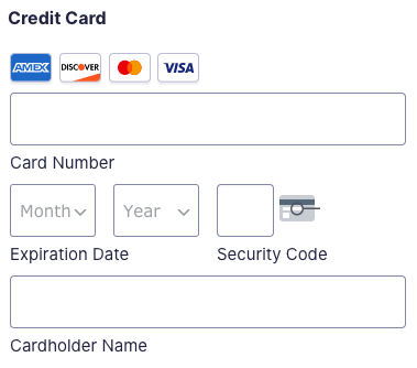 GForms Credit Card Field