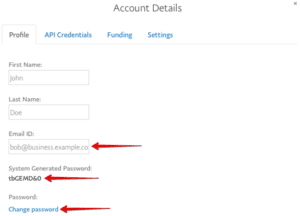 PayPal Sandbox Account Credentials