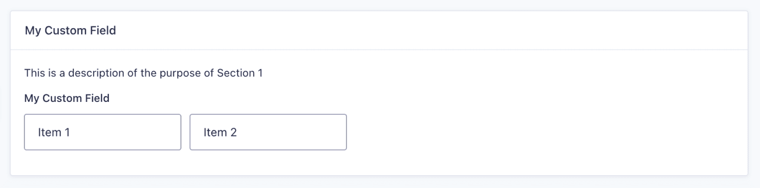 Create a Custom Field Type - Gravity Forms Documentation