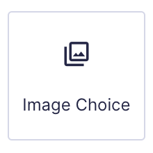 Image Choice field as displayed in the Field Library