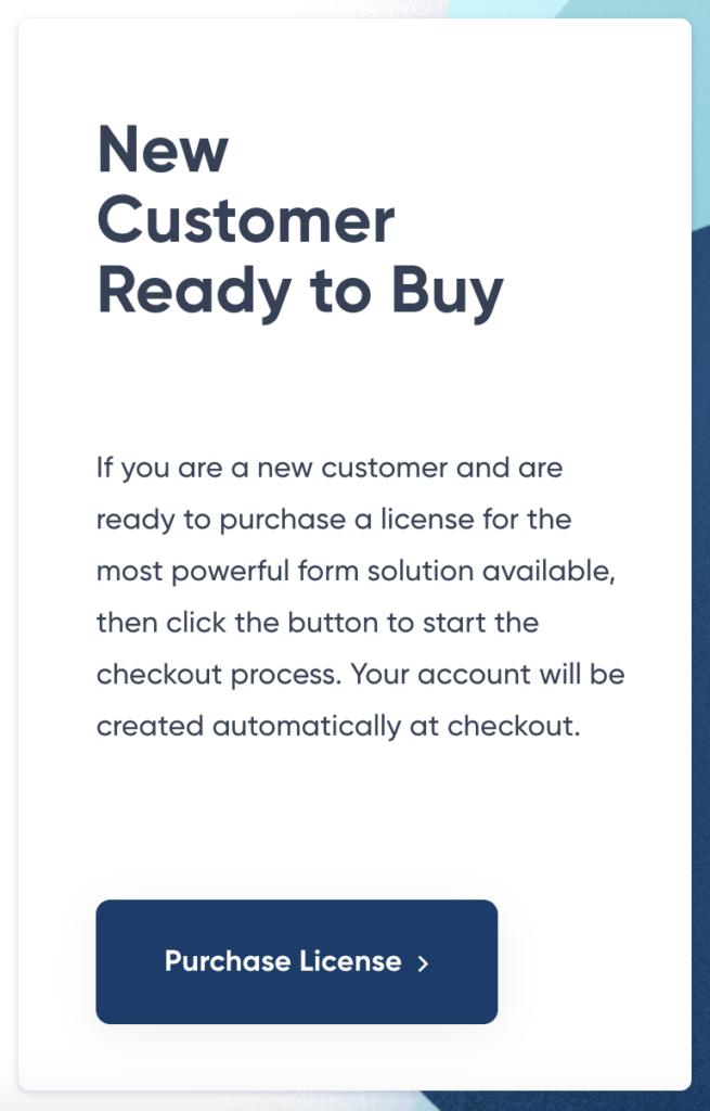 Image showing new account options