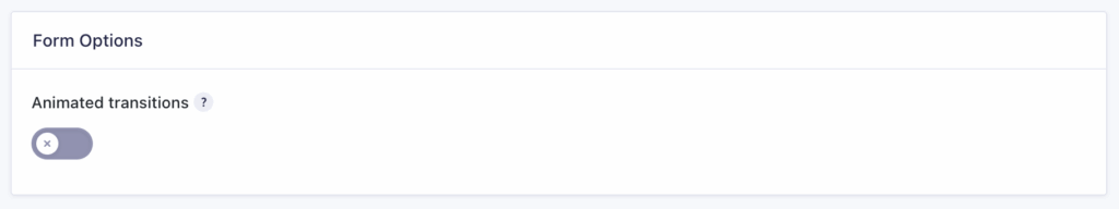 Image showing Form Options