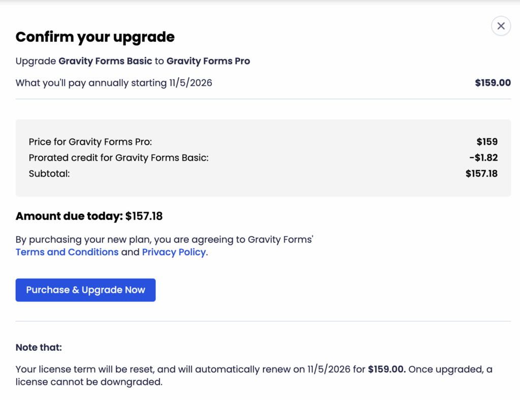 Image showing Upgrade prompt