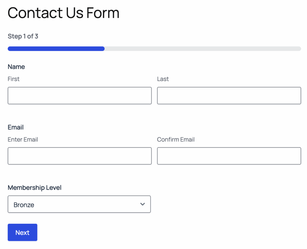 Image showing Progress Bar in a form.