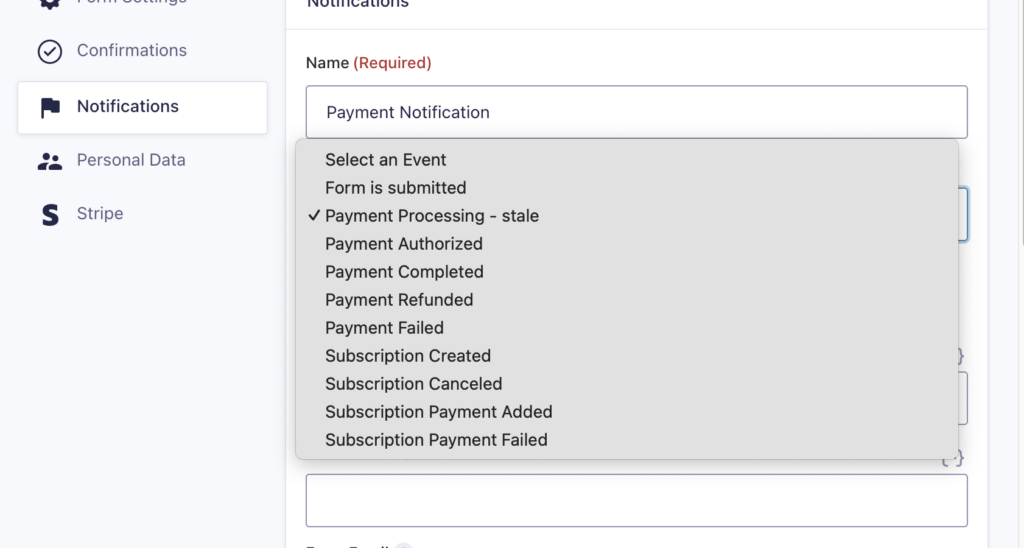 Image showing Payment Process - stale notification event