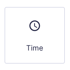 Time field as displayed in the Field Library
